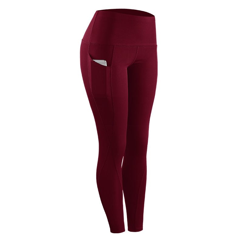 Compression Fitness Leggings Women High Waist Pocket