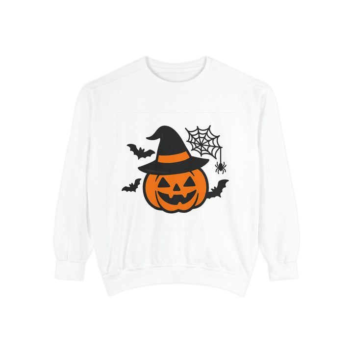 Cozy Halloween Pumpkin Sweatshirt – Unisex Fall Style