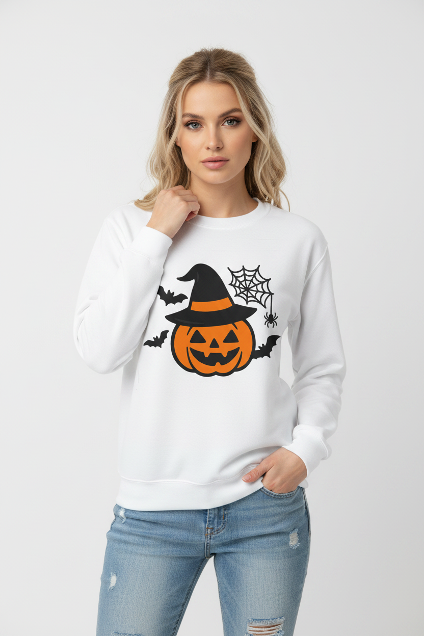 Halloween Pumpkin Sweatshirt | Fall Style