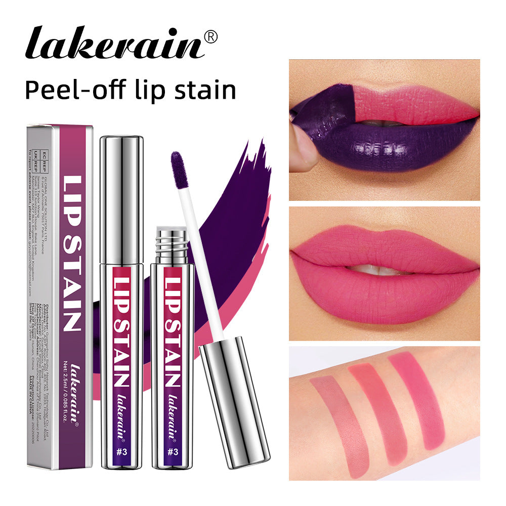 Peel Off Lip Gloss 2.5ml with Natural 3D Effect in Pink