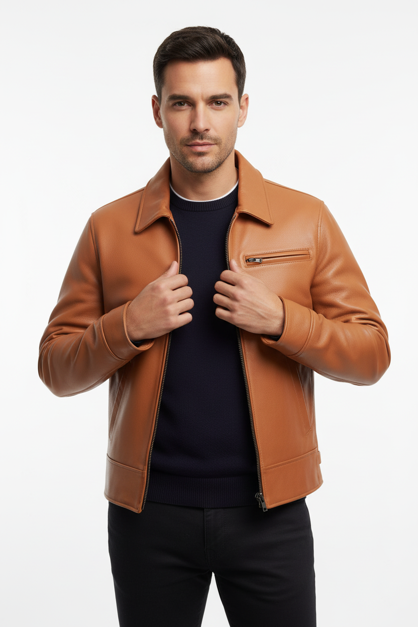 Men's Genuine Leather Jacket | Full Grain