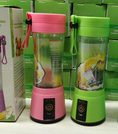 USB Blender for Smoothies - Rechargeable 6-Blade 380ml!