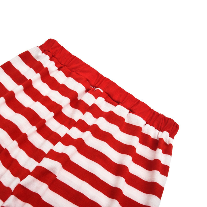 "christmas pjs for family matching green doll print cotton sets perfect for festive instagram photos and relaxed homewear"