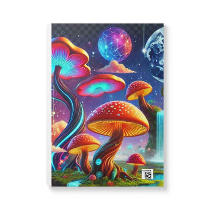 Cosmic Mushroom Journal – Whimsical Artist Notebook
