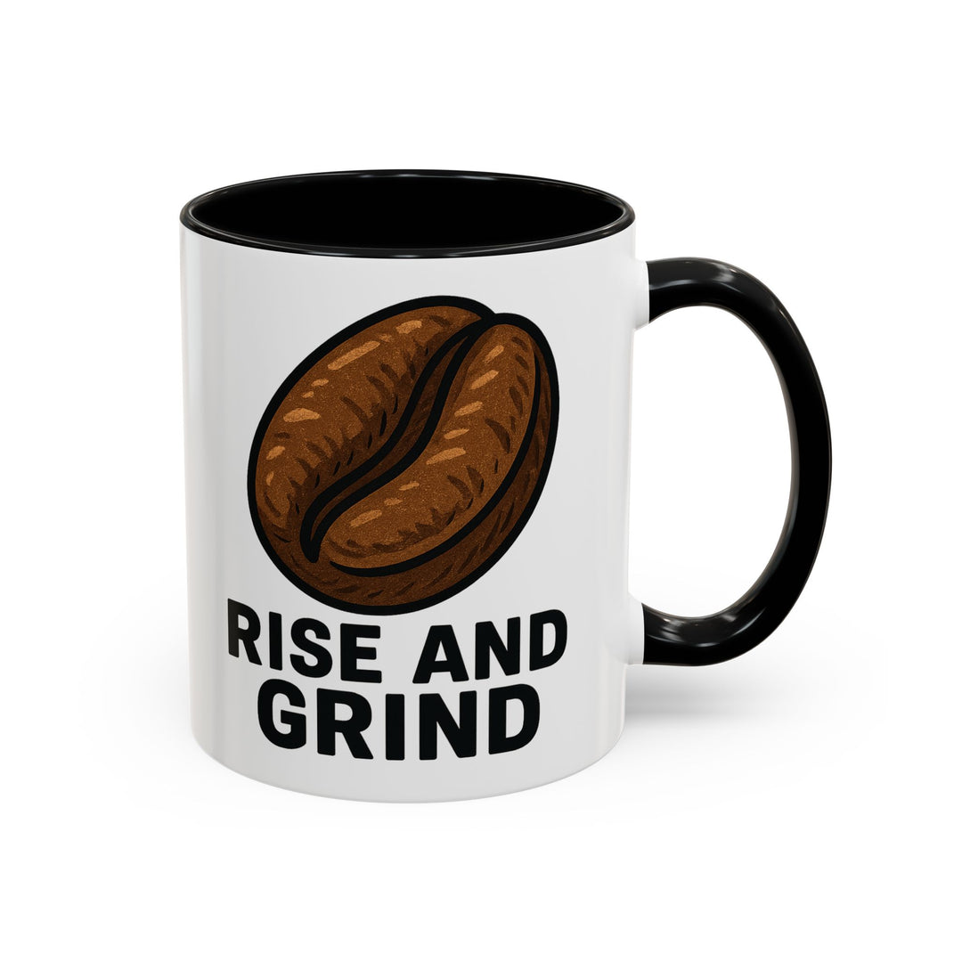 Motivierende Kaffeetasse - Rise and Grind