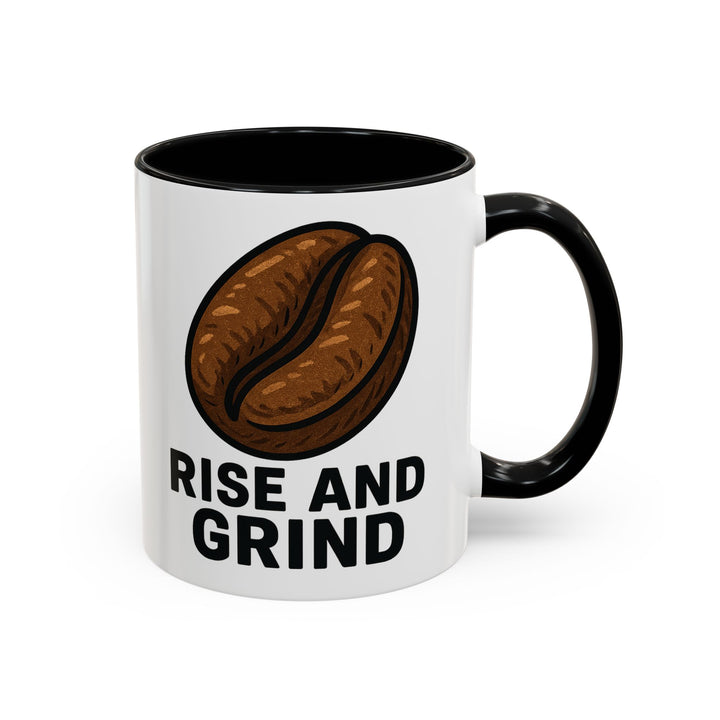 Motivierende Kaffeetasse - Rise and Grind