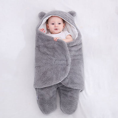 Baby Sleeping Bag Newborn Winter Warm Cotton Swaddle