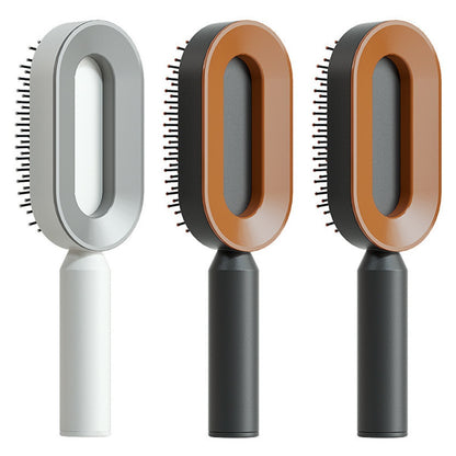Self Cleaning Hair Brush – Detangle & Shine