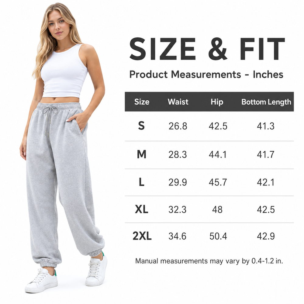 Women's casual drawstring joggers with a loose fit and practical pockets made from a rayon polyester and spandex fabric blend
