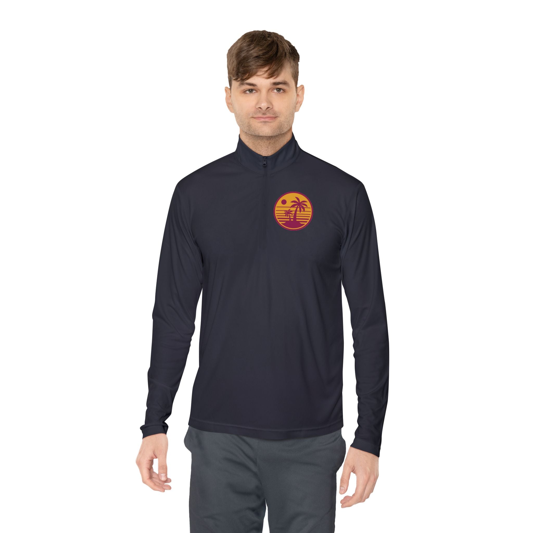 Unisex Quarter-Zip Pullover – Beach-Ready Comfort