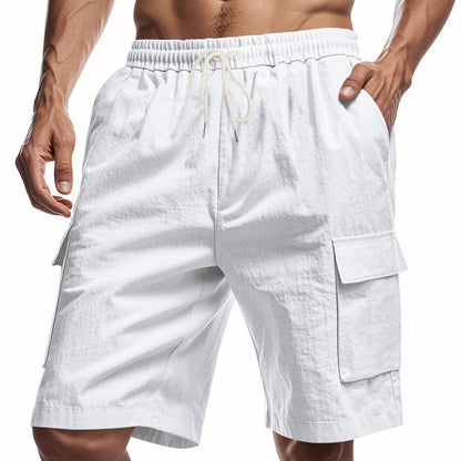 Men’s Linen Drawstring Shorts – Casual Summer Comfort