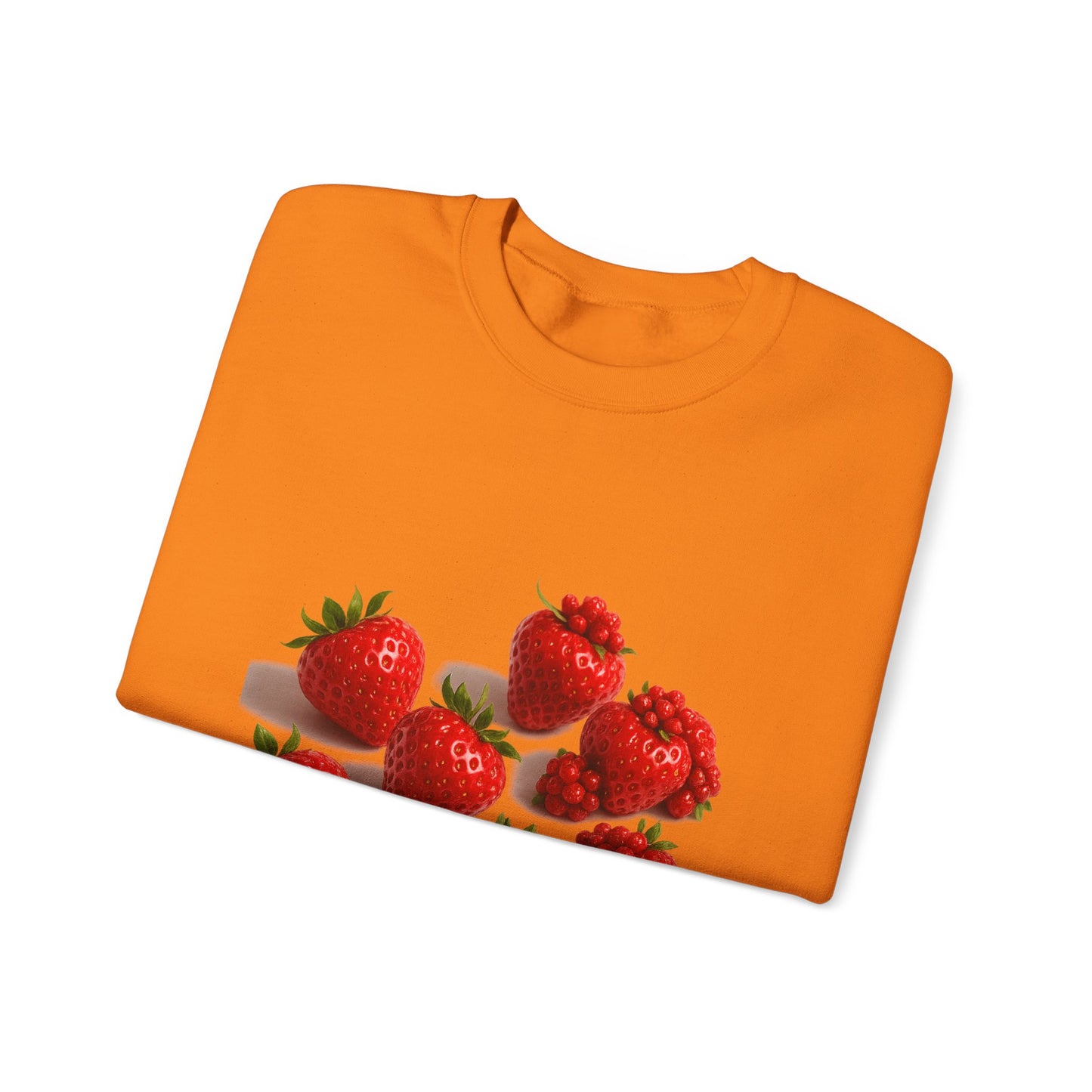 Strawberry Sweatshirt – Cozy Unisex Crewneck for Fall