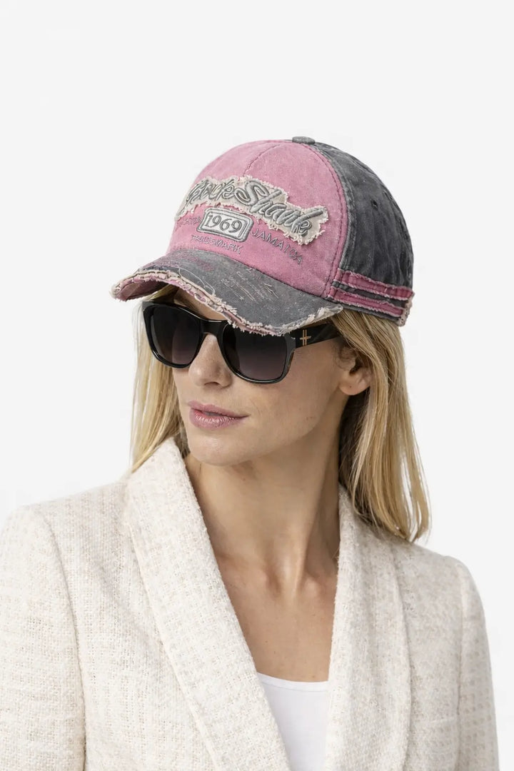 unisex baseball cap navy blue structured dome crown neutral styling