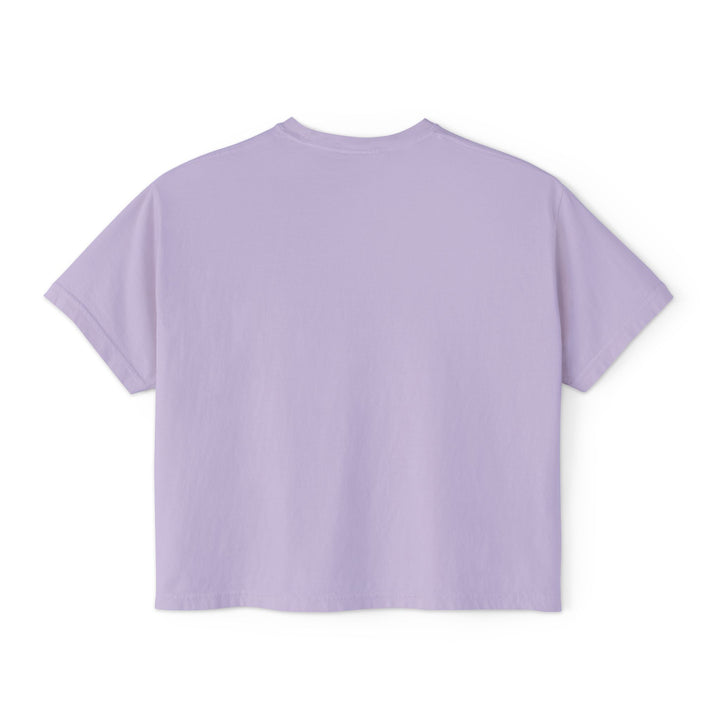 Butterfly Floral Women’s Boxy Tee – Vintage Style