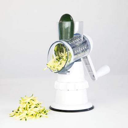3 in 1 Vegetable Slicer – BPA-free ABS body in clean white