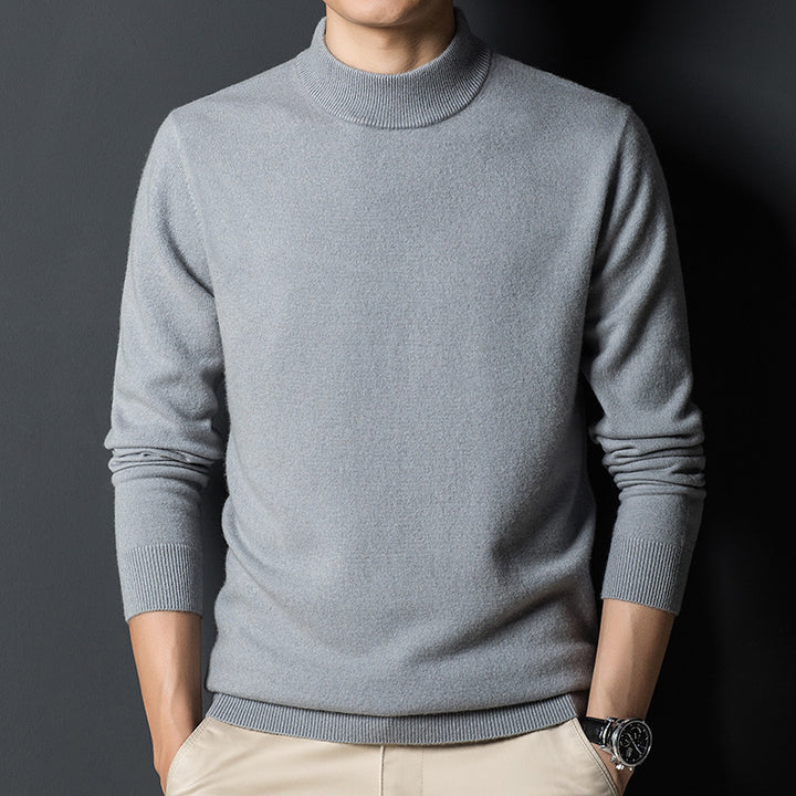 Men’s Slim-Fit Mock-Neck Long-Sleeve Top Comfort Dailys