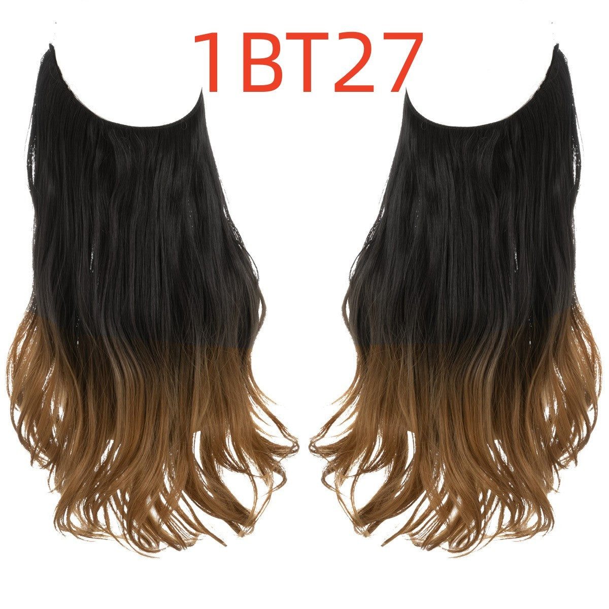 Long Curly Fish Line Wig – Heat-Resistant Fiber