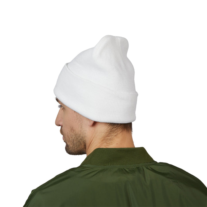 Cuffed Beanie - Embroidered Winter Hat for Casual Style