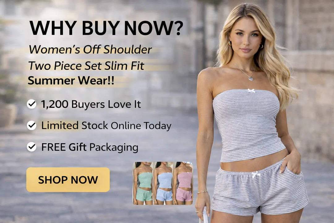 women summer shorts set casual luxury outdoor styling