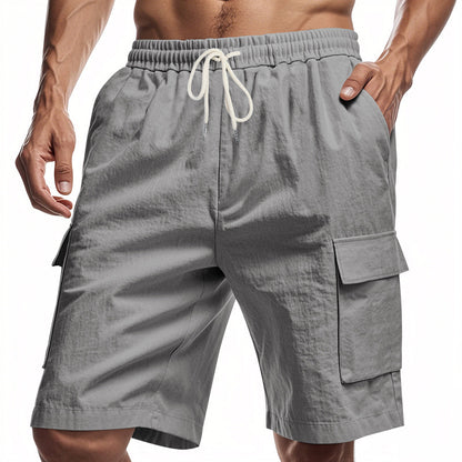 Men’s Linen Drawstring Shorts – Casual Summer Comfort