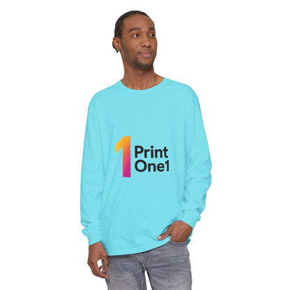 Colorful Unisex Long Sleeve Cotton Tee – Everyday Wear