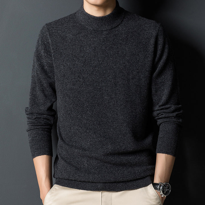 Men’s Slim-Fit Mock-Neck Long-Sleeve Top Comfort Dailys