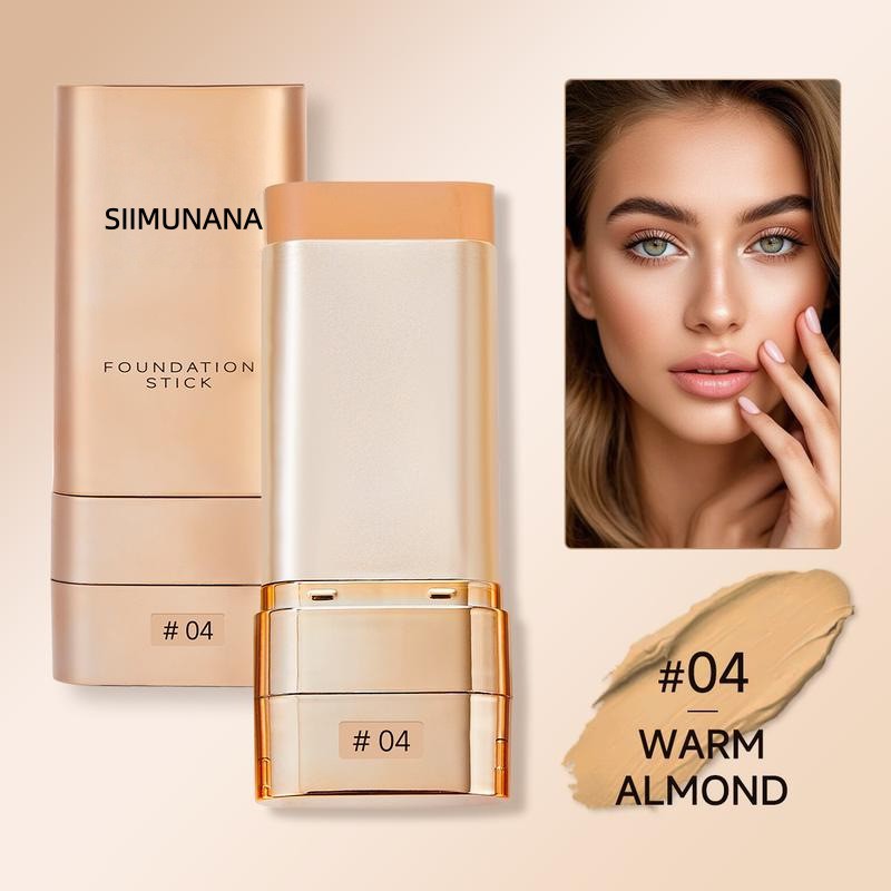 makeup stick highlighting and contouring face