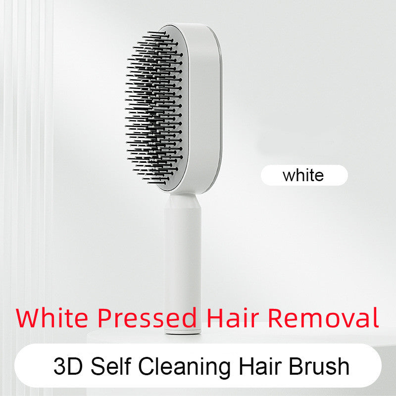 Self Cleaning Hair Brush – Detangle & Shine
