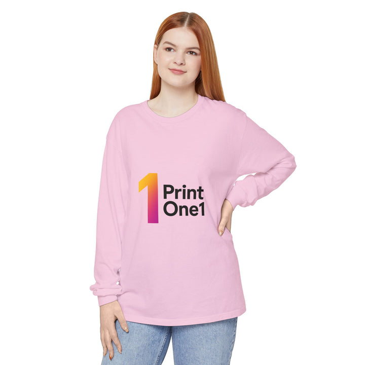 Colorful Unisex Long Sleeve Cotton Tee – Everyday Wear