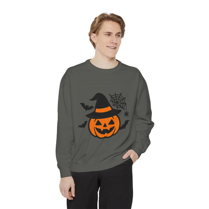 Cozy Halloween Pumpkin Sweatshirt – Unisex Fall Style