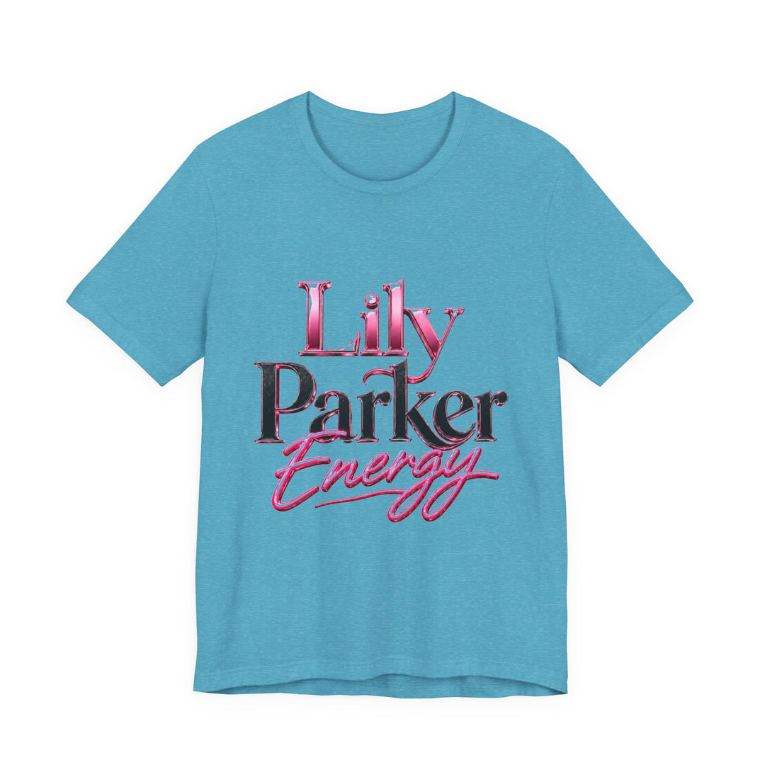 Blue t-shirt with &
