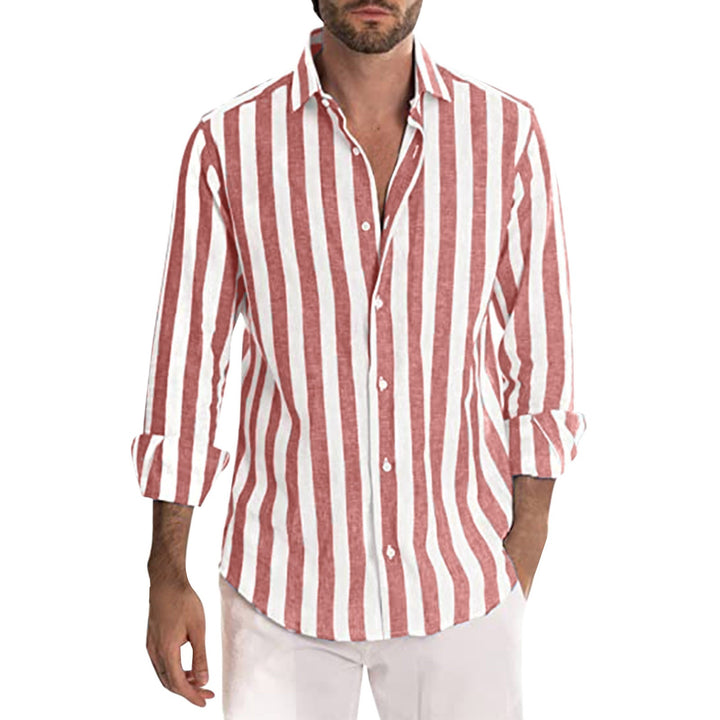 Men’s Yarn-dyed Striped Shirt – Easy Everyday Style