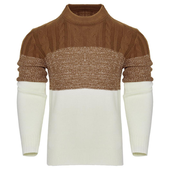 Men’s Knitted Sweater – Warm Pullover for Fall/Winter