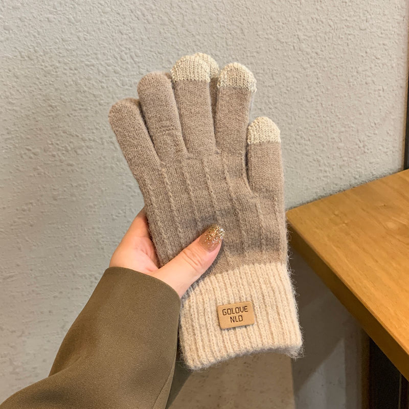 Cozy Women's Winter Wool Lined Warm Gloves –Stay Toasty