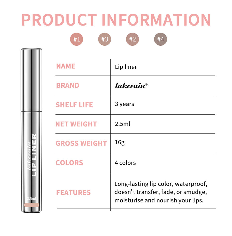 Hook Line Lip Stick – Matt, kein Abfärben, ganztägig