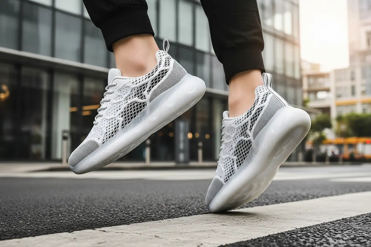 mens mesh sneakers daily wear modern city look