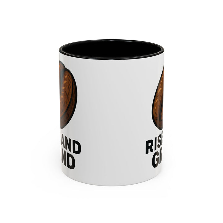 Motivierende Kaffeetasse - Rise and Grind