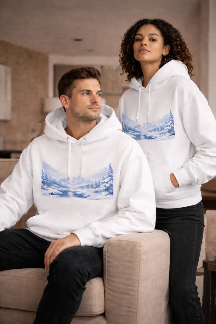 Fleece lined hoodie ribbed cuffs waistband holding shape after wear