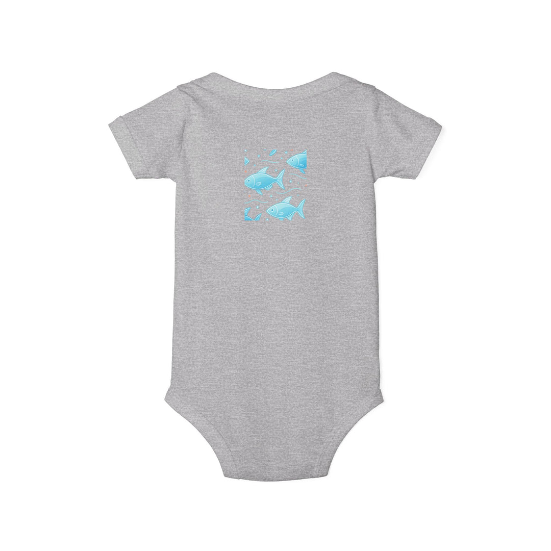 Baby Bodysuit – Ocean Style, Soft Airlume Cotton