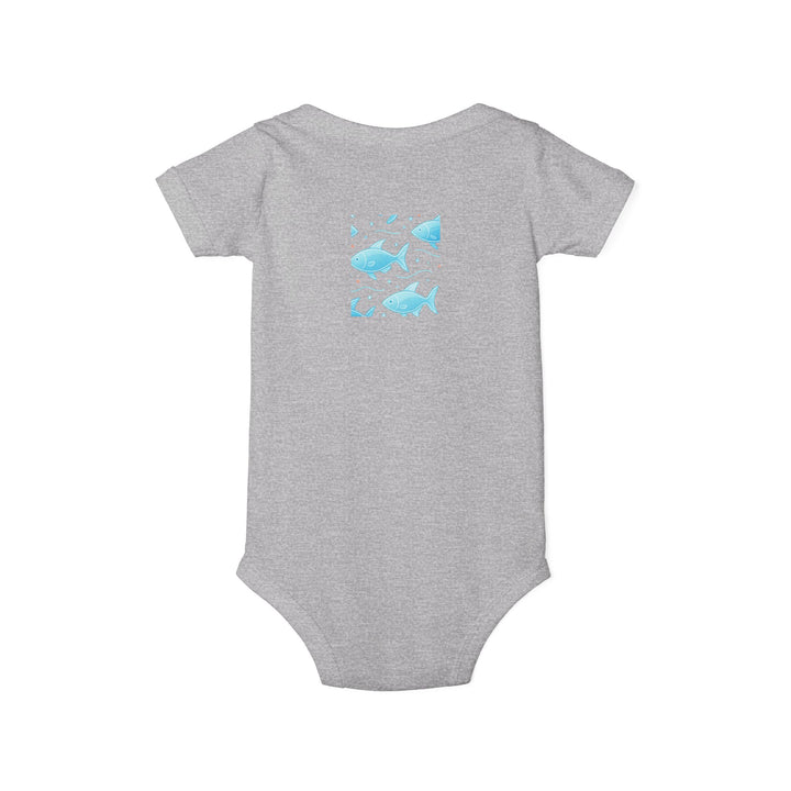 Baby Bodysuit – Ocean Style, Soft Airlume Cotton