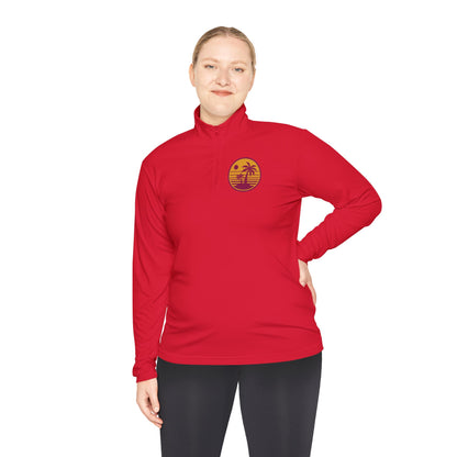Unisex Quarter-Zip Pullover – Beach-Ready Comfort