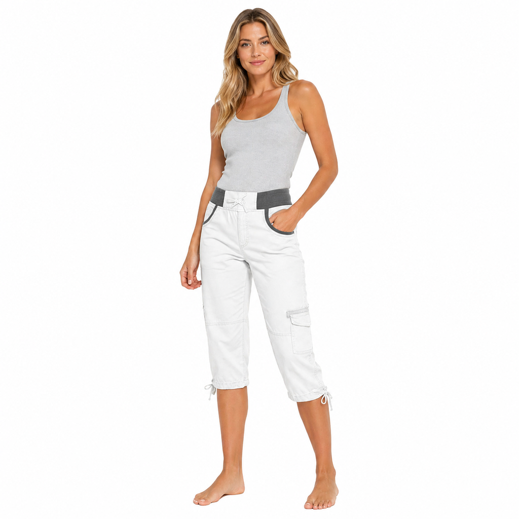 Women's Wide Leg Pants - Easy Cotton Wear
