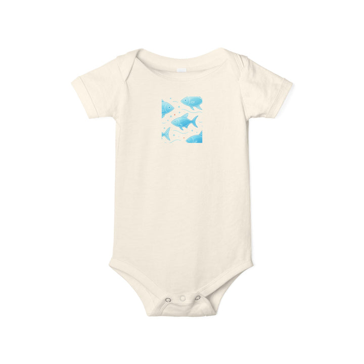 Baby Bodysuit – Ocean Style, Soft Airlume Cotton