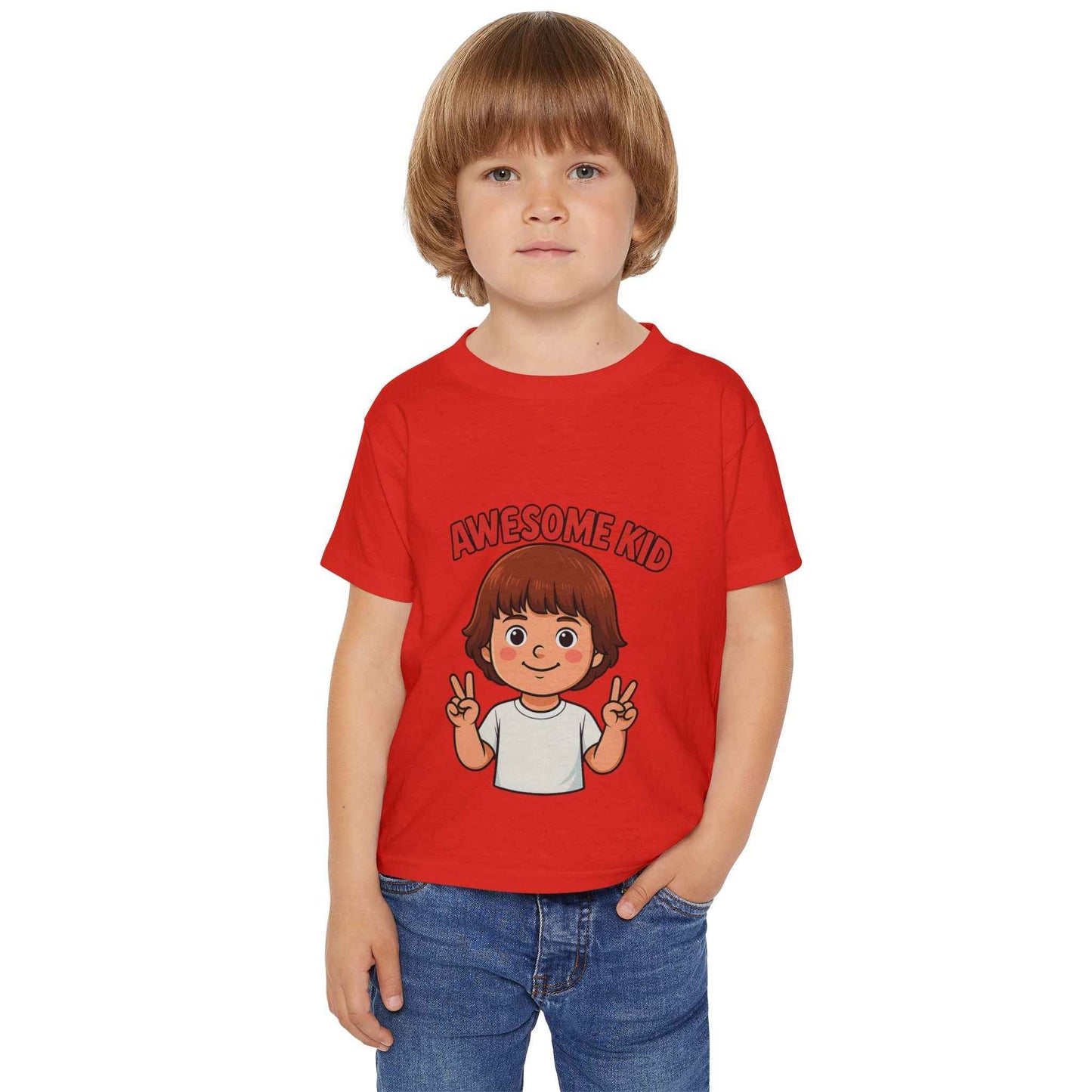 Awesome Kid Toddler T-shirt - Fun, Comfy  Play-Ready Tee