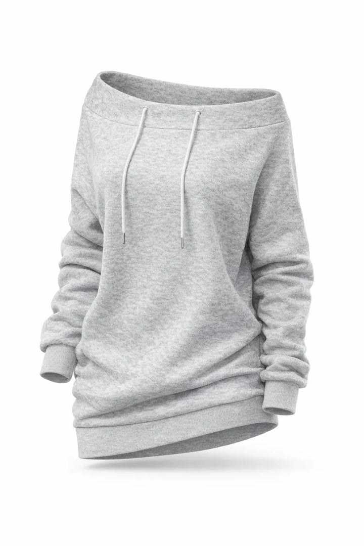 polyester spandex top soft fabric drape close detail lifestyle