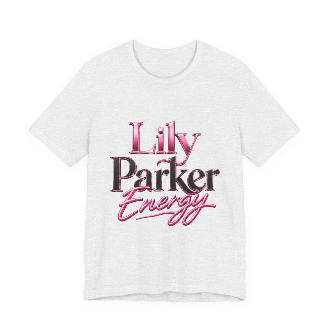 White t-shirt with &