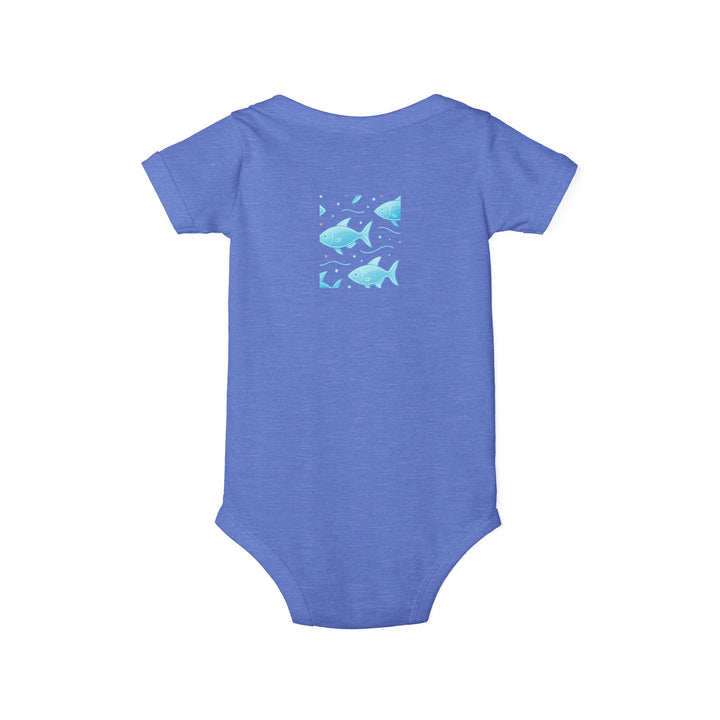 Baby Bodysuit – Ocean Style, Soft Airlume Cotton
