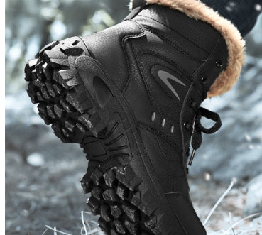 anti slip winter boots plus size men&