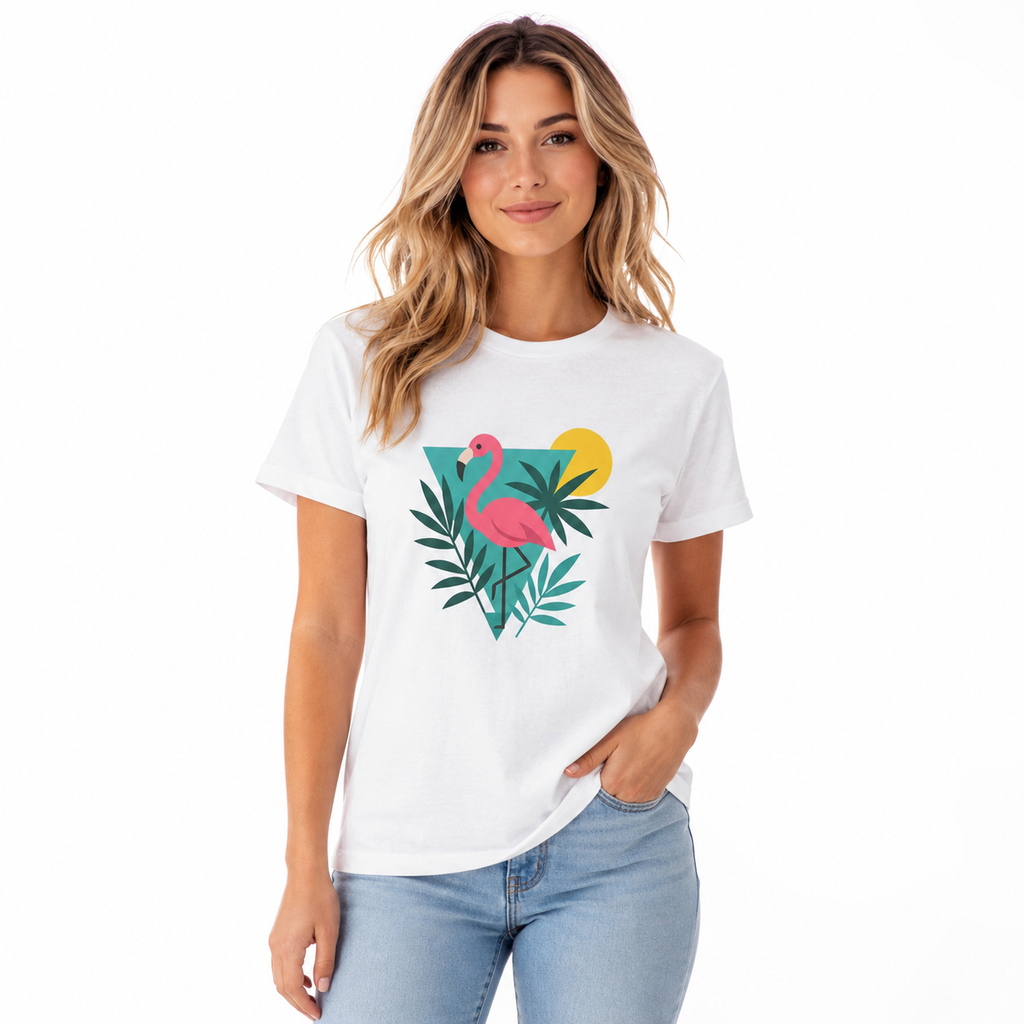 Unisex Tropical Tee - Beach Graphic Style