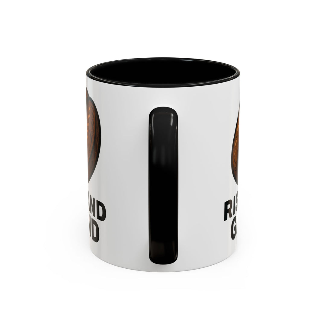 Motivierende Kaffeetasse - Rise and Grind